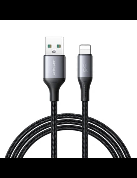 Cablul Joyroom S-A28 Flash Series USB-A / Lightning 3A 1m negru