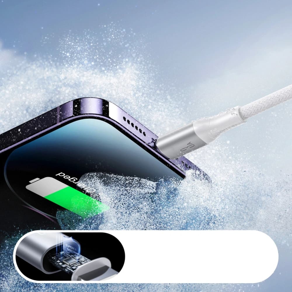 Cablu Joyroom S-A28 Flash Series USB-A / Lightning 3A 1m alb - 6