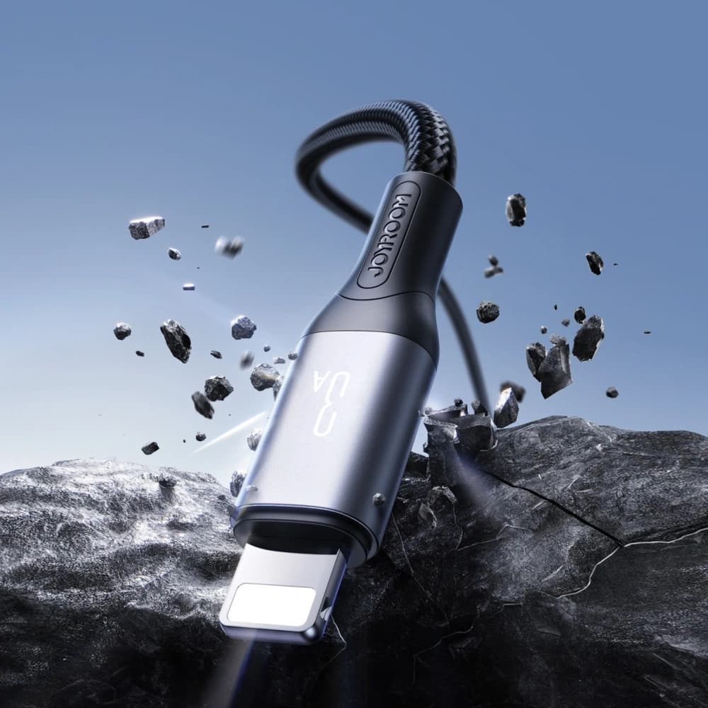 Cablu Joyroom S-A28 Flash Series USB-A / Lightning 3A 2m negru - 4