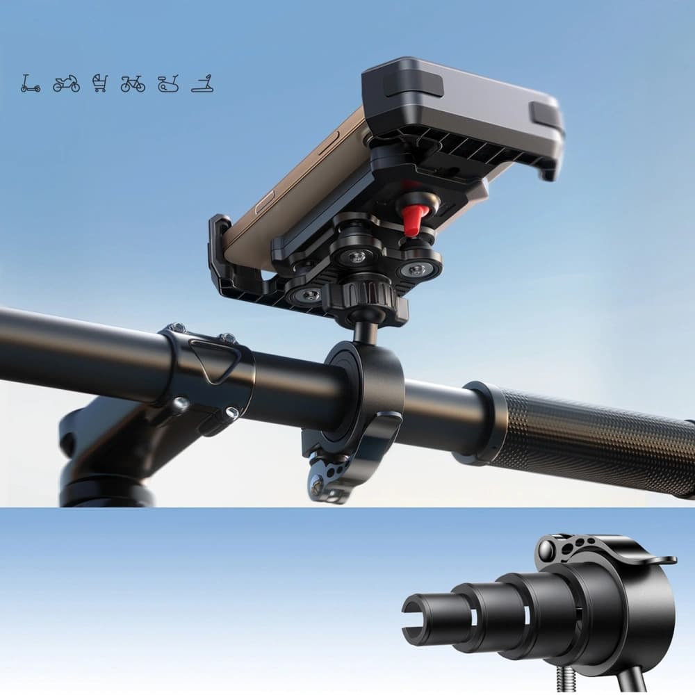 Suport pentru bicicletă Joyroom JR-ZS428 negru - 7