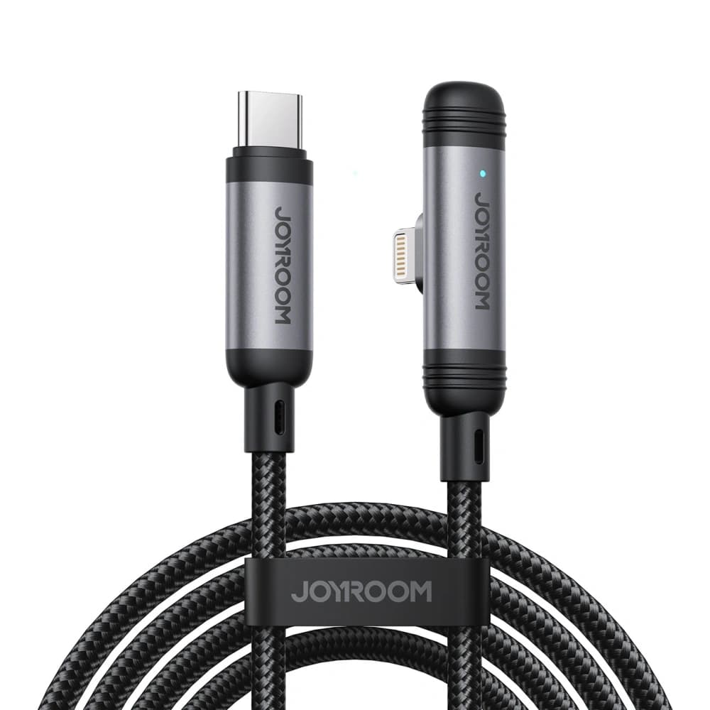Cablu Joyroom S-A56 EnjoyX Series 90° USB-C / Lightning 30W 1.2m negru - 1