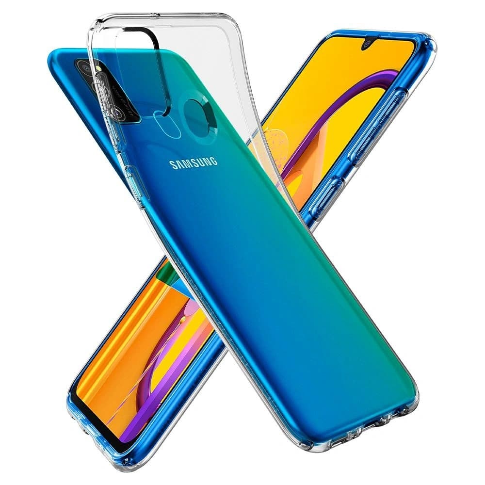 Spigen Samsung Gehäuse Flüssigkristall Galaxy M21 Kristallklar - 4
