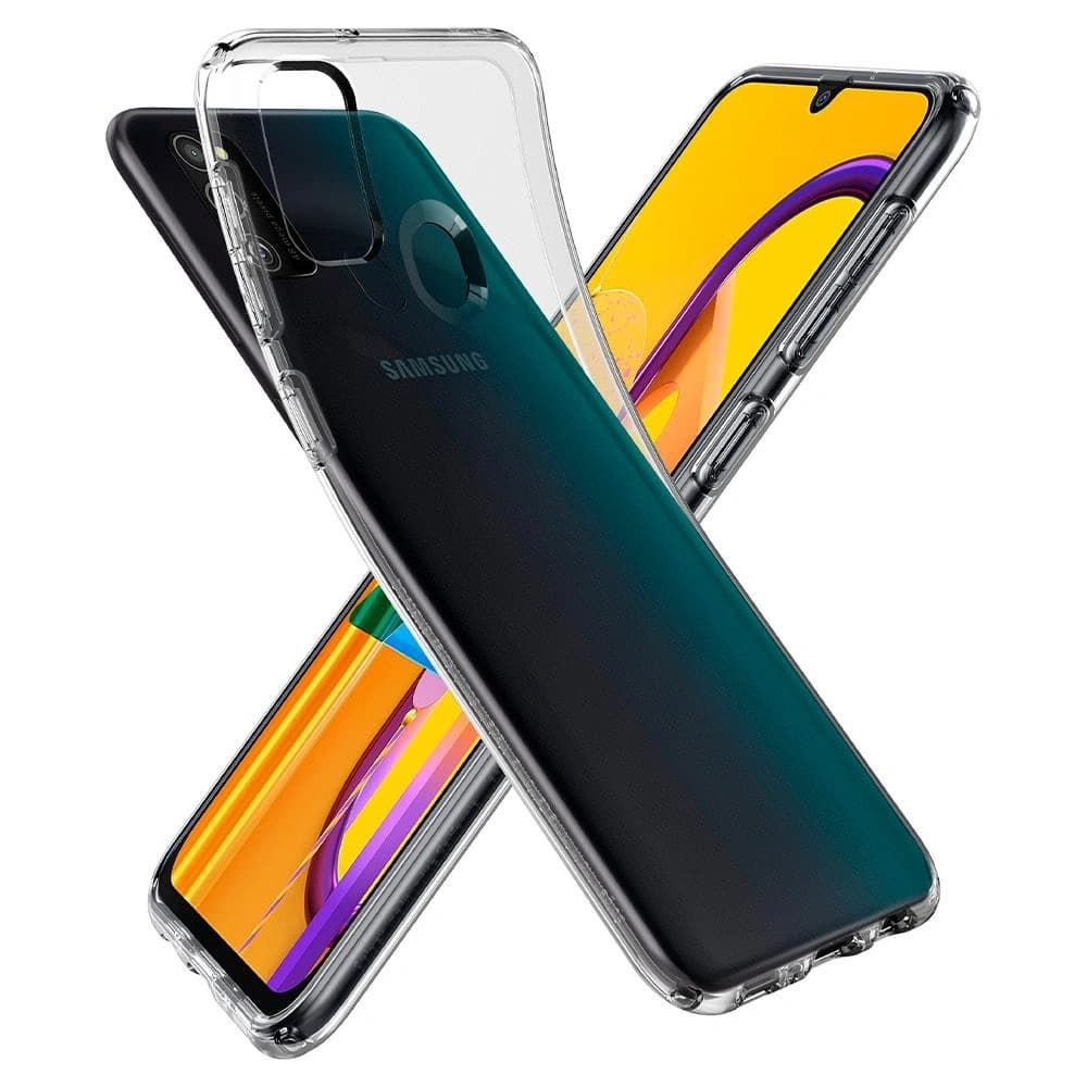 Spigen Samsung Gehäuse Flüssigkristall Galaxy M21 Kristallklar - 6