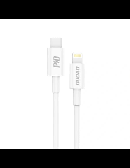 Kabel Dudao L6X USB-C / Lightning PD 20W 1m bílý