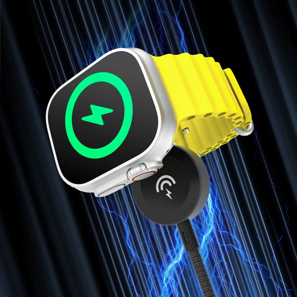 Dudao A12C indukciós töltő Apple Watch-hoz 1,2 m fekete - 2