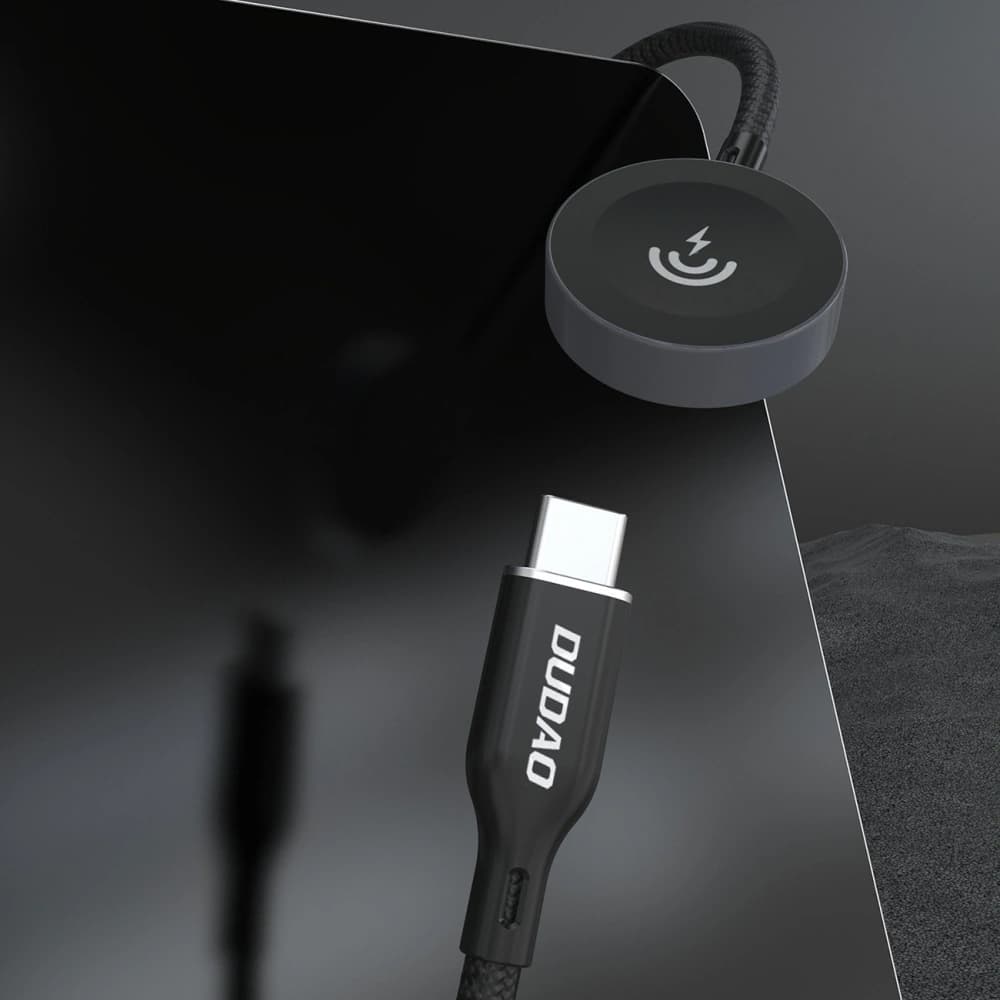 Dudao A12C indukciós töltő Apple Watch-hoz 1,2 m fekete - 3