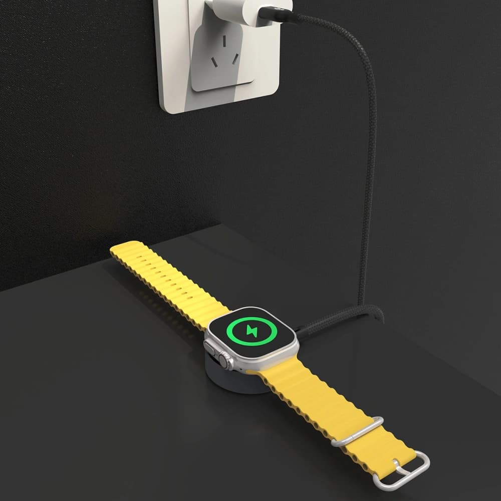 Dudao A12C indukciós töltő Apple Watch-hoz 1,2 m fekete - 4