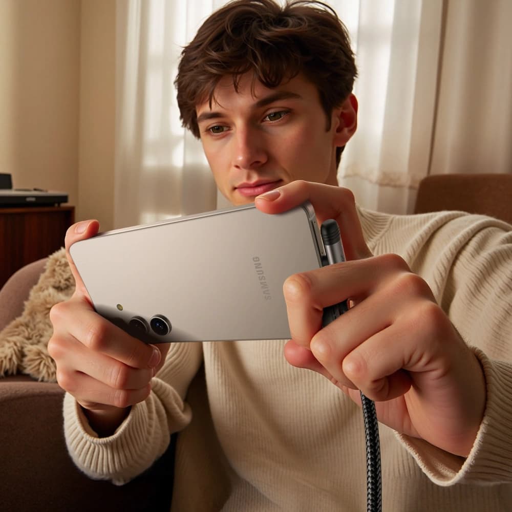 Joyroom S-A56 EnjoyX Series 90° USB-A / Lightning 3A 1.2m black cable - 3