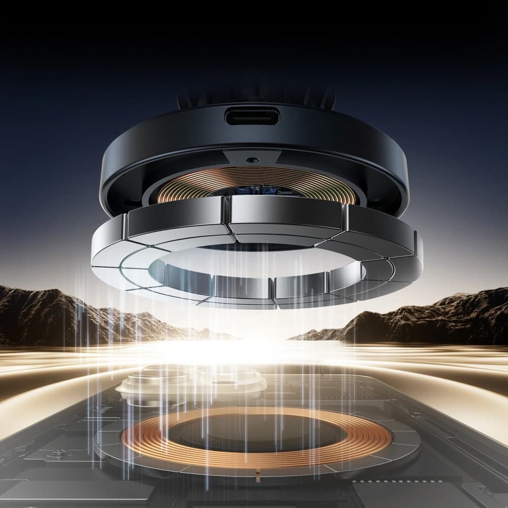 Držák do auta s indukční nabíječkou na palubní desku / do mřížky Joyroom JR-ZS502 MagSafe černý - 4