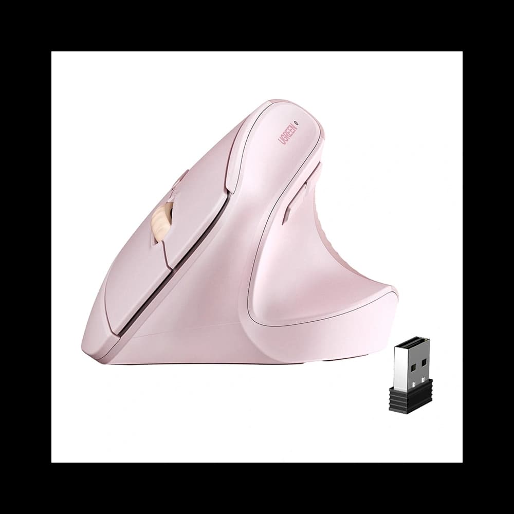 Mouse wireless UGREEN M571 2.4GHz + BT (roz) - 2