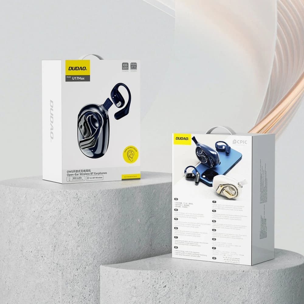 OWS Dudao U17 Max Bluetooth 5.3 headset navy blue - 4