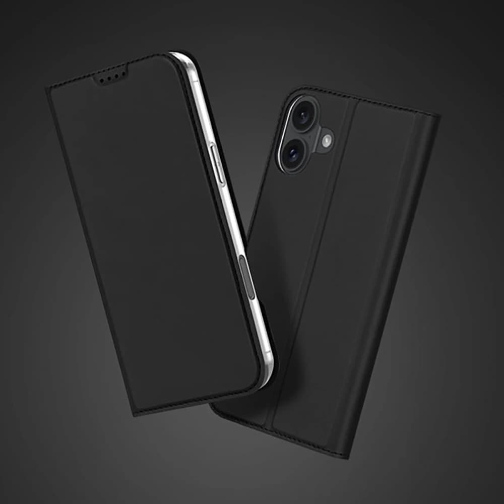 Husă cu clapetă Dux Ducis Skin Pro pentru Apple iPhone 16 Plus neagră - 12