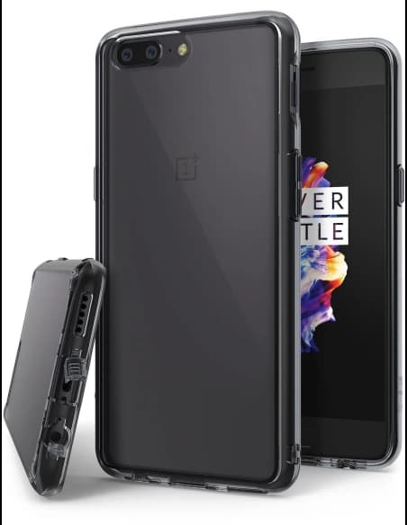 Etui Ringke Fusion OnePlus 5 Füstös Fekete