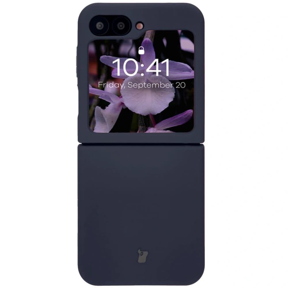 Bizon Soft Case szilikon tok Samsung Galaxy Z Flip7 FE / Z Flip6 sötétkék - 2