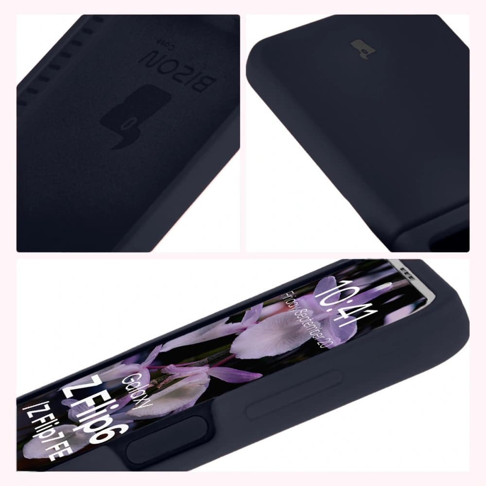 Bizon Soft Case szilikon tok Samsung Galaxy Z Flip7 FE / Z Flip6 sötétkék - 12