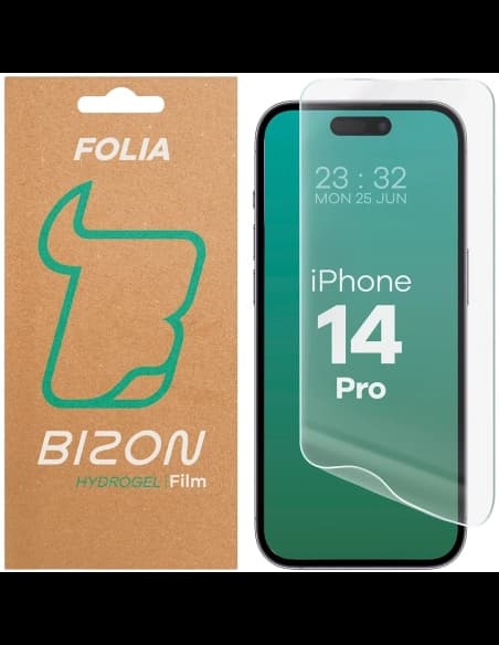 Folia hydrożelowa na ekran Bizon Glass Hydrogel Front do Apple iPhone 14 Pro
