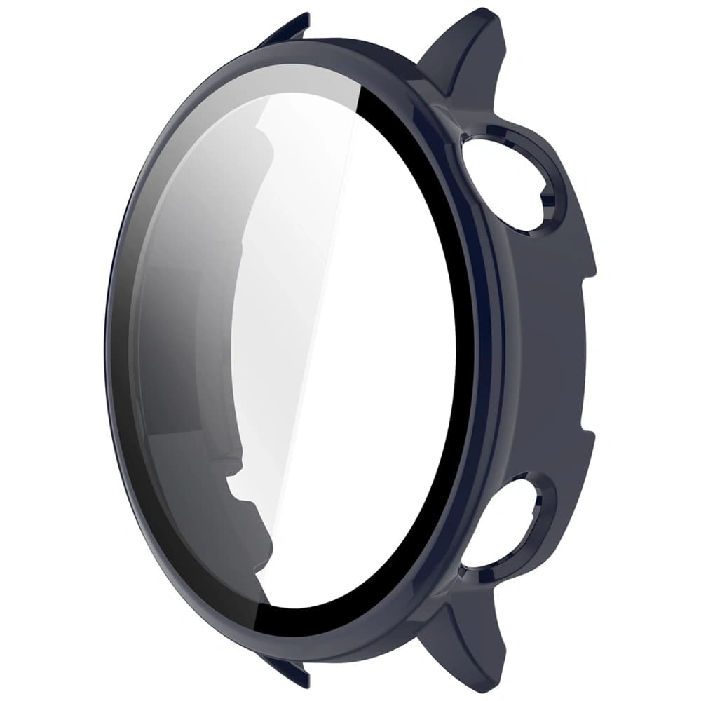 Etui mit Glas für die Uhr Bizon Case+Glass Watch für OnePlus Watch 3 43mm blau - 3