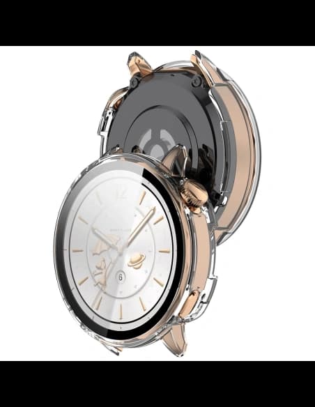 Bizon Case+Glass Watch tok OnePlus Watch 3 43mm átlátszó üveggel