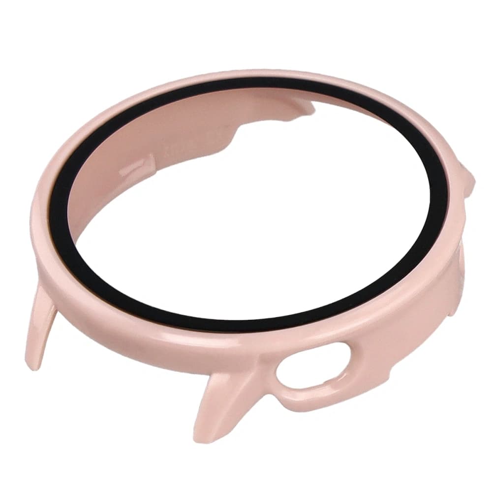 Etui mit Glas für die Uhr Bizon Case+Glass Watch für OnePlus Watch 3 43mm rosa - 6