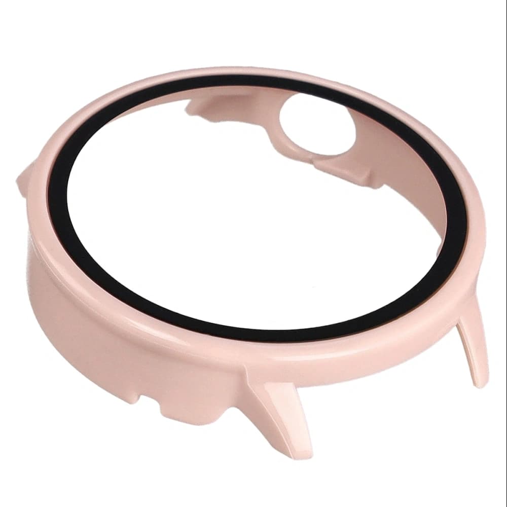 Etui mit Glas für die Uhr Bizon Case+Glass Watch für OnePlus Watch 3 43mm rosa - 7