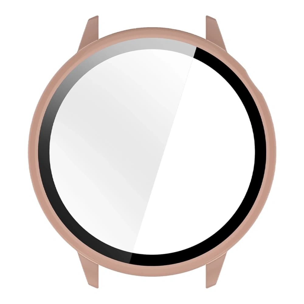 Etui mit Glas für die Uhr Bizon Case+Glass Watch für OnePlus Watch 3 43mm rosa - 8