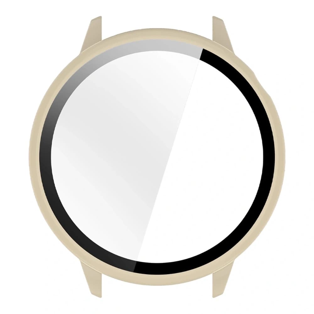 Etui mit Glas für die Uhr Bizon Case+Glass Watch für OnePlus Watch 3 43mm beige - 8