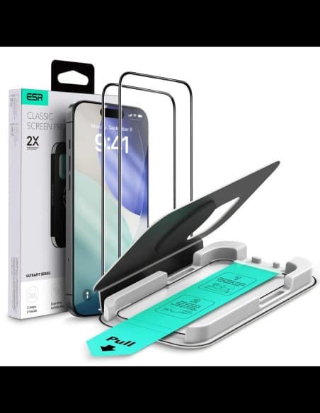 ESR Ultrafit Edzett Üveg Apple iPhone 16 Pro / 17 Clear [2 CSOMAG]