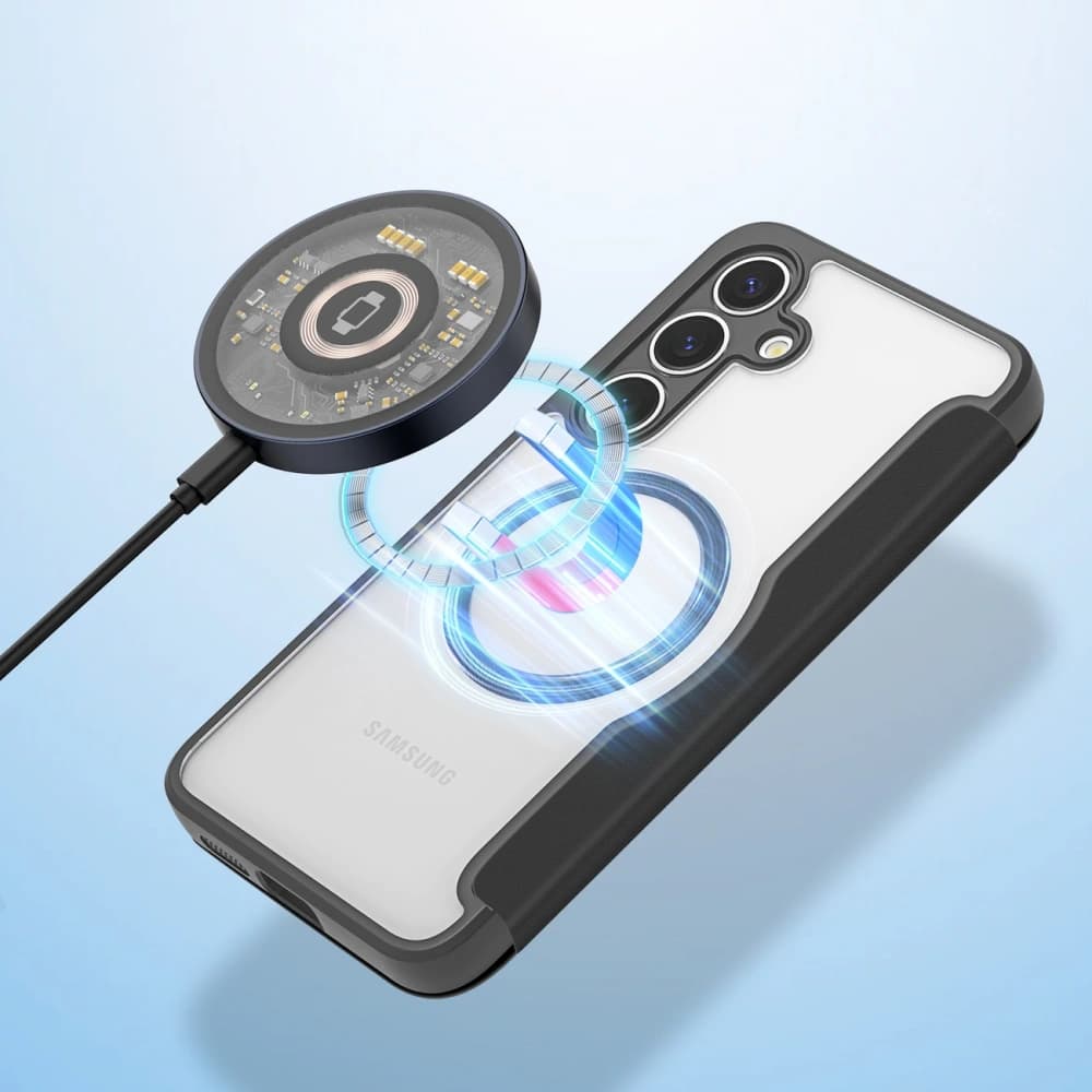 Dux Ducis Skin X Pro MagSafe Flip Case for Samsung Galaxy S25+ Plus Black - 11