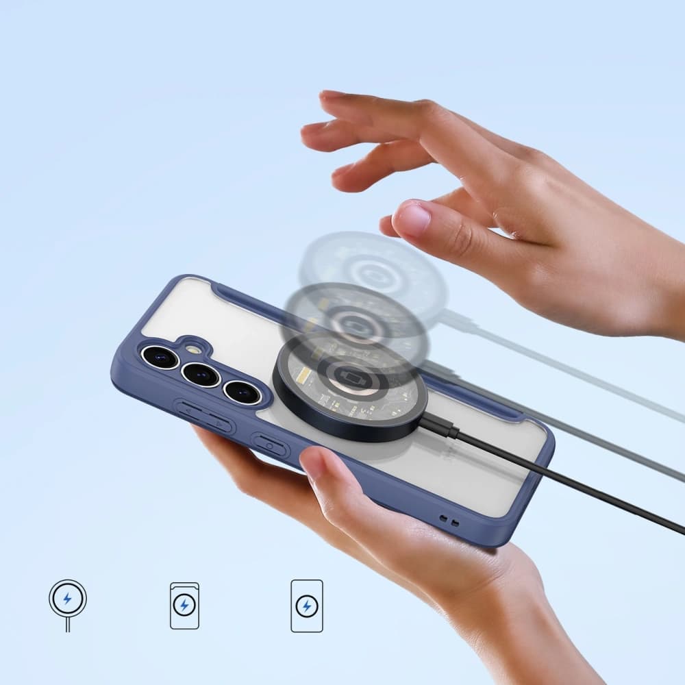 Dux Ducis Skin X Pro MagSafe tok Samsung Galaxy S25+ Plus kék - 13