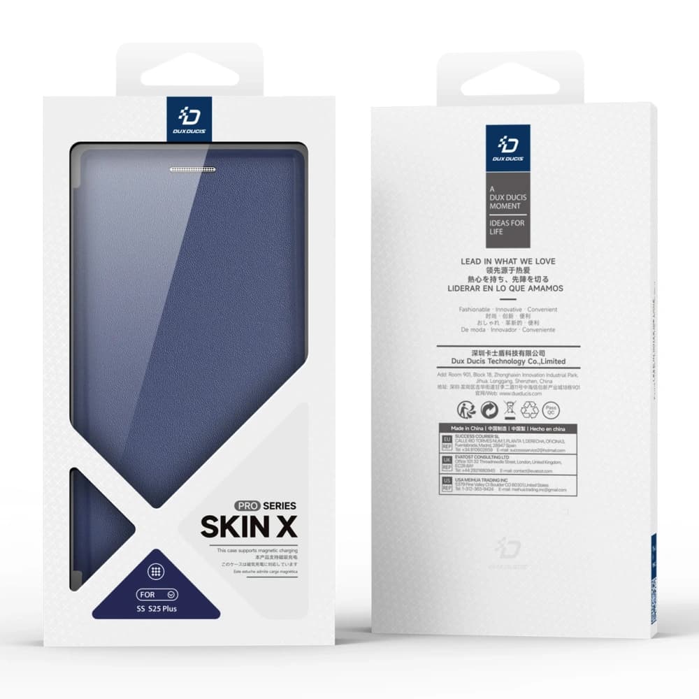 Dux Ducis Skin X Pro MagSafe tok Samsung Galaxy S25+ Plus kék - 7