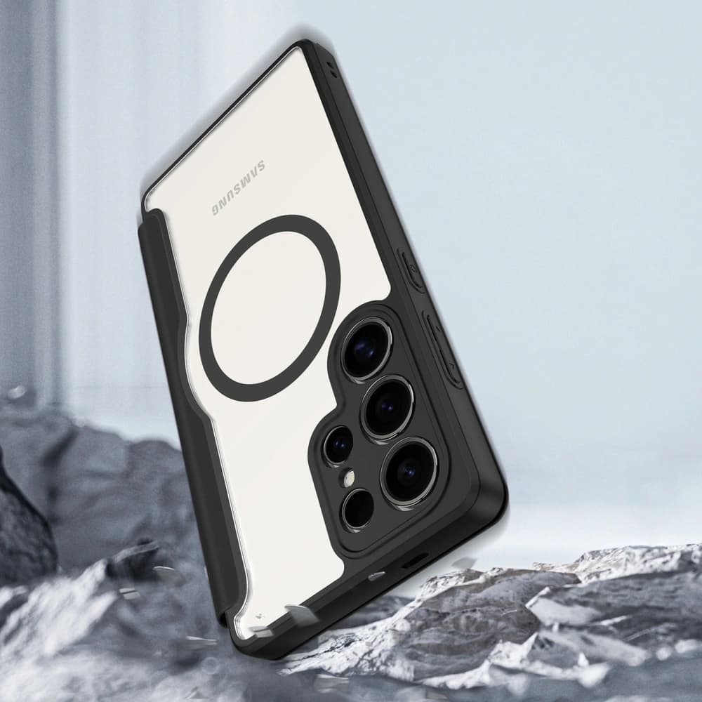 Dux Ducis Skin X Pro MagSafe Flip Case for Samsung Galaxy S25 Ultra black - 3