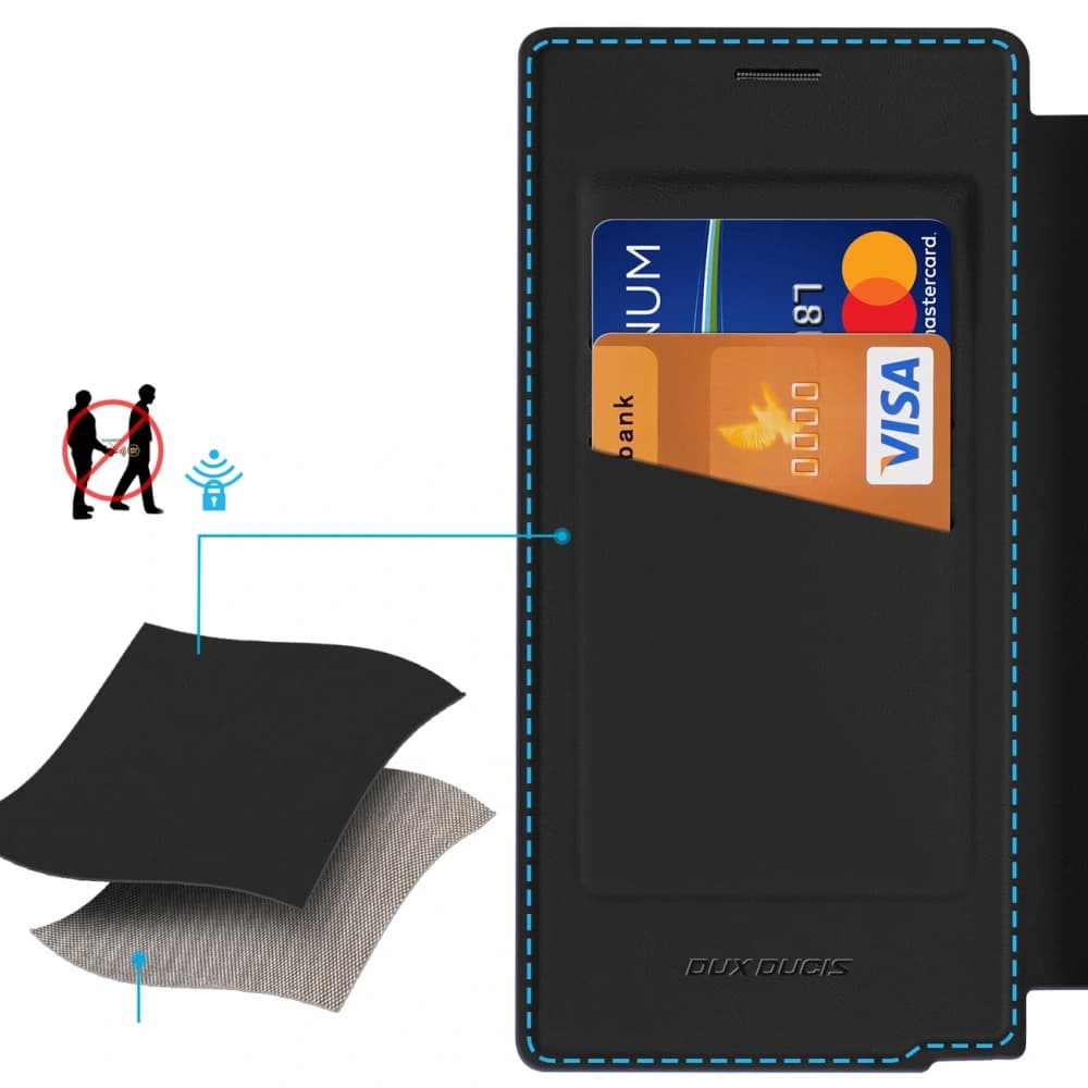 Dux Ducis Skin X Pro MagSafe Flip Case for Samsung Galaxy S25 Ultra black - 5