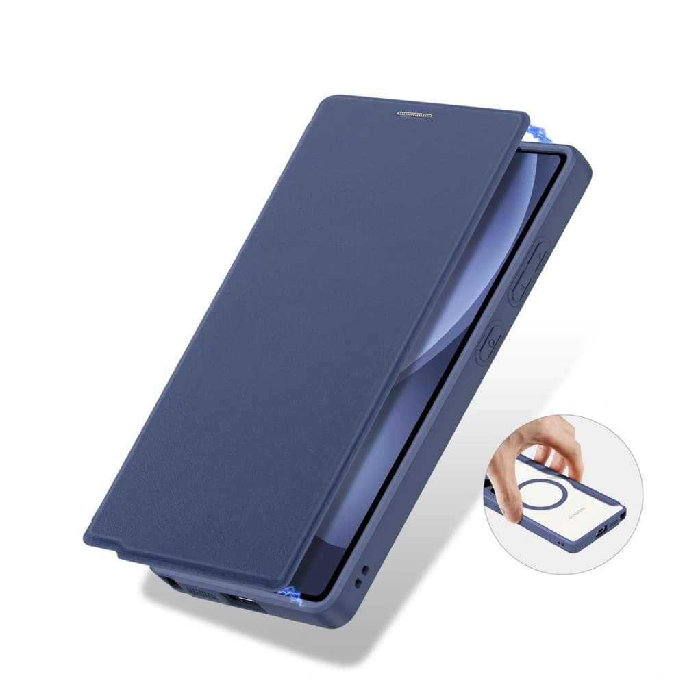 Dux Ducis Skin X Pro MagSafe Flip Case for Samsung Galaxy S25 Ultra Blue - 6