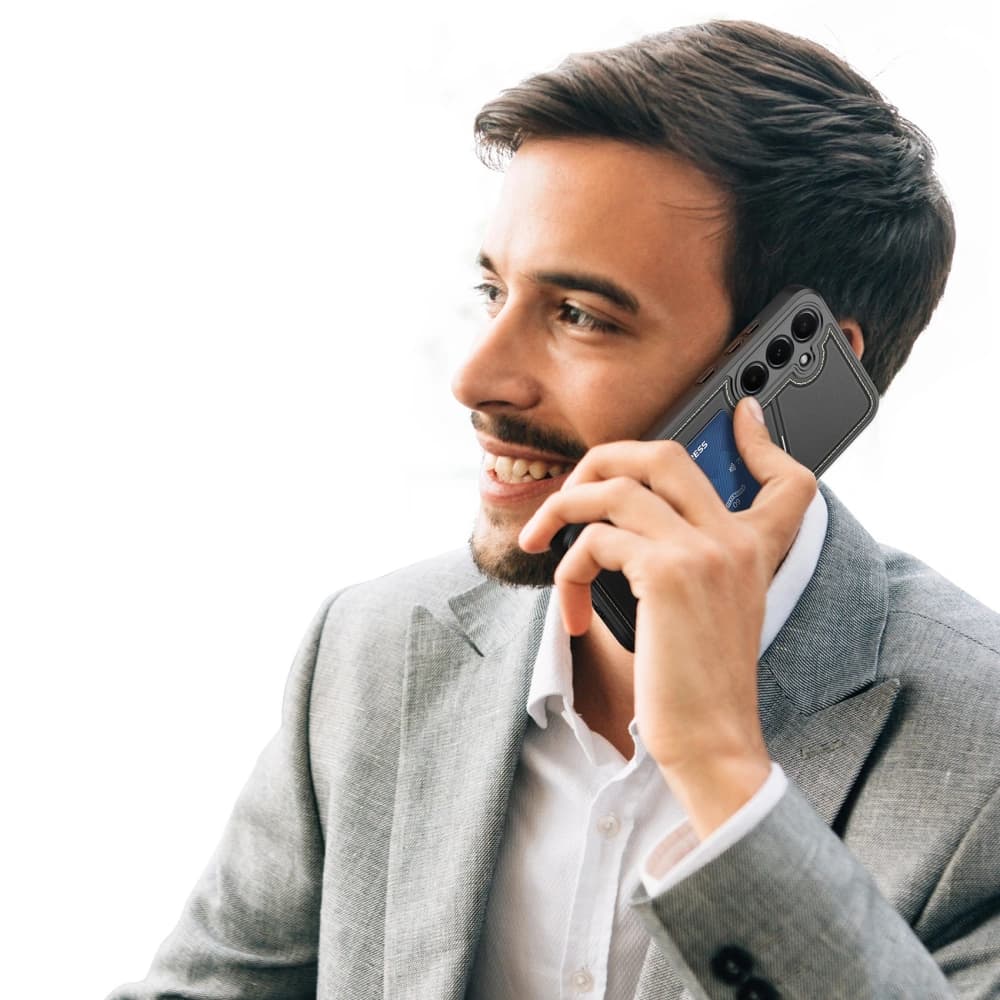 Dux Ducis Rafi II tok Samsung Galaxy S25+ Plus állvánnyal fekete - 15