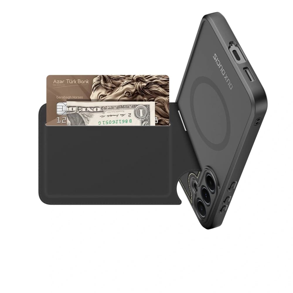 Dux Ducis Rafi II tok Samsung Galaxy S25+ Plus állvánnyal fekete - 10