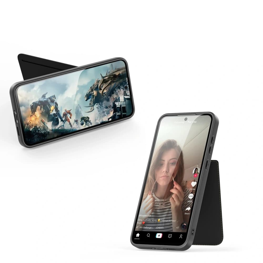 Dux Ducis Rafi II tok Samsung Galaxy S25+ Plus állvánnyal fekete - 11