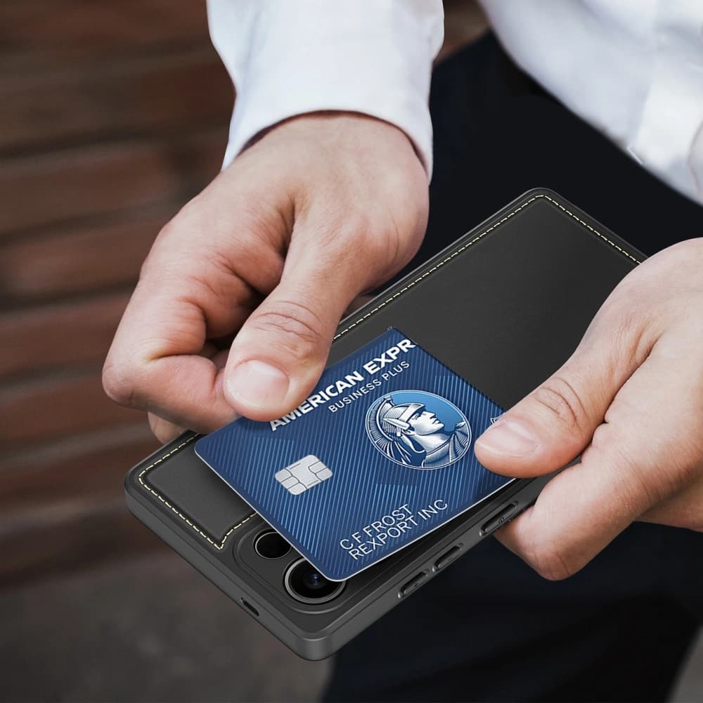 Dux Ducis Rafi II Case for Samsung Galaxy S25 Ultra with Stand Black - 10