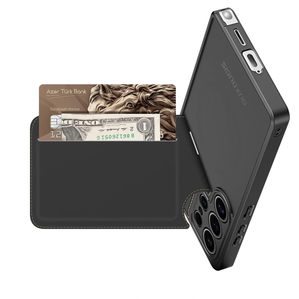 Dux Ducis Rafi II Case for Samsung Galaxy S25 Ultra with Stand Black - 8