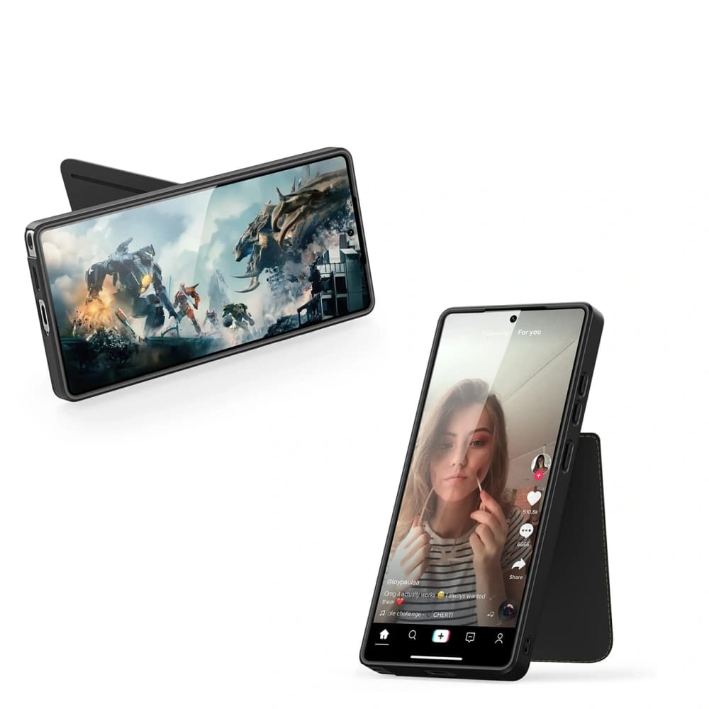 Dux Ducis Rafi II Case for Samsung Galaxy S25 Ultra with Stand Black - 6