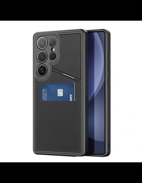 Dux Ducis Rafi II Case for Samsung Galaxy S25 Ultra with Stand Black