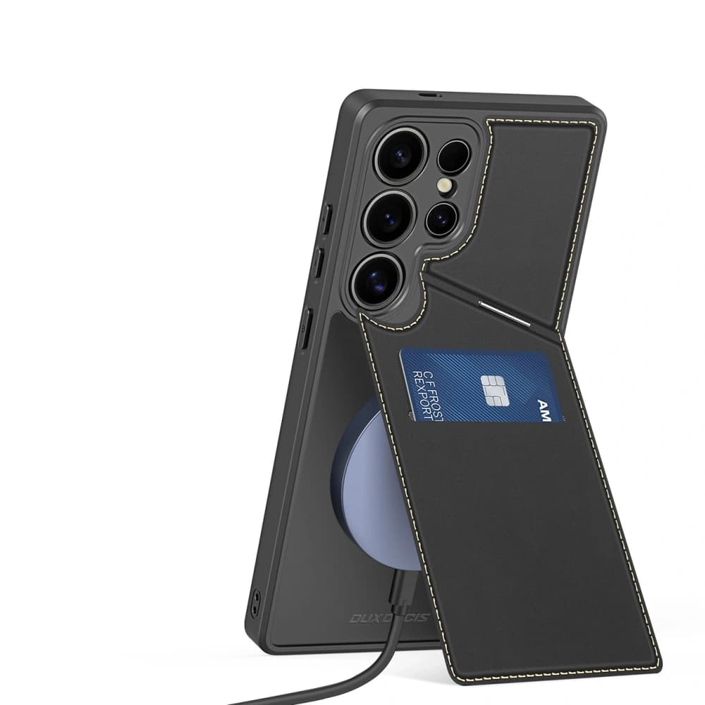 Dux Ducis Rafi II Case for Samsung Galaxy S25 Ultra with Stand Black - 3