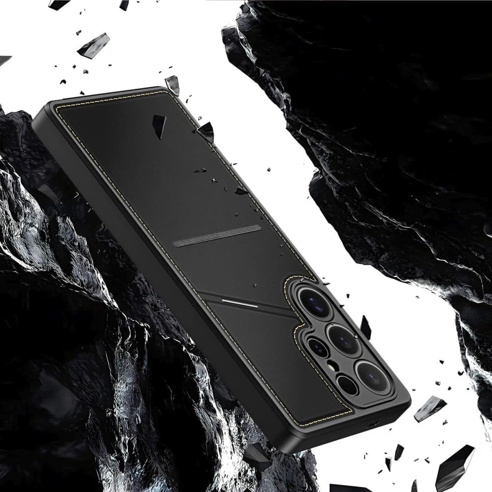 Dux Ducis Rafi II Case for Samsung Galaxy S25 Ultra with Stand Black - 14