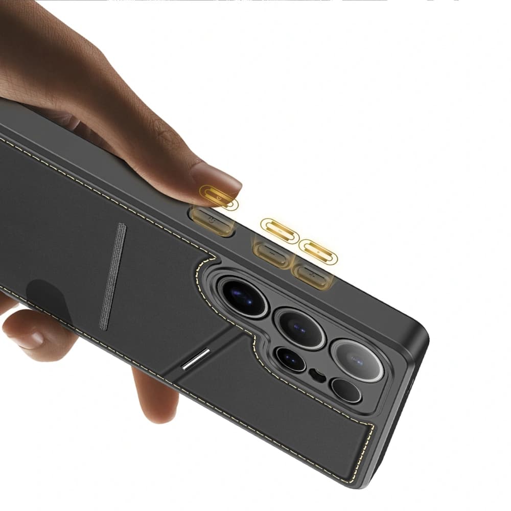 Dux Ducis Rafi II Case for Samsung Galaxy S25 Ultra with Stand Black - 15
