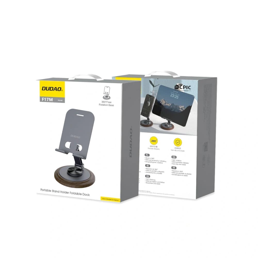 Dudao F17M 360° Metall Handyhalterung grau - 2