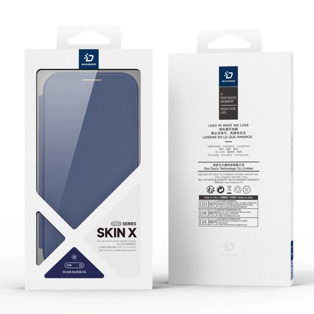 Dux Ducis Skin X Pro Klappetui für Samsung Galaxy A36 5G / A56 5G blau - 3