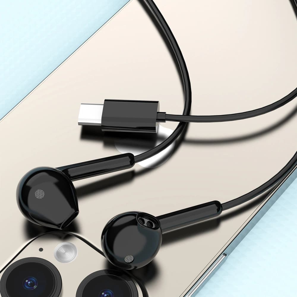 Dudao X3C USB-C In-Ear Kopfhörer 1,2 m schwarz - 3