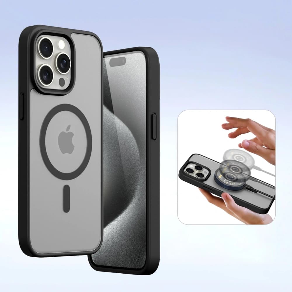 Dux Ducis Lawa Klappetui für Apple iPhone 15 Pro schwarz - 7