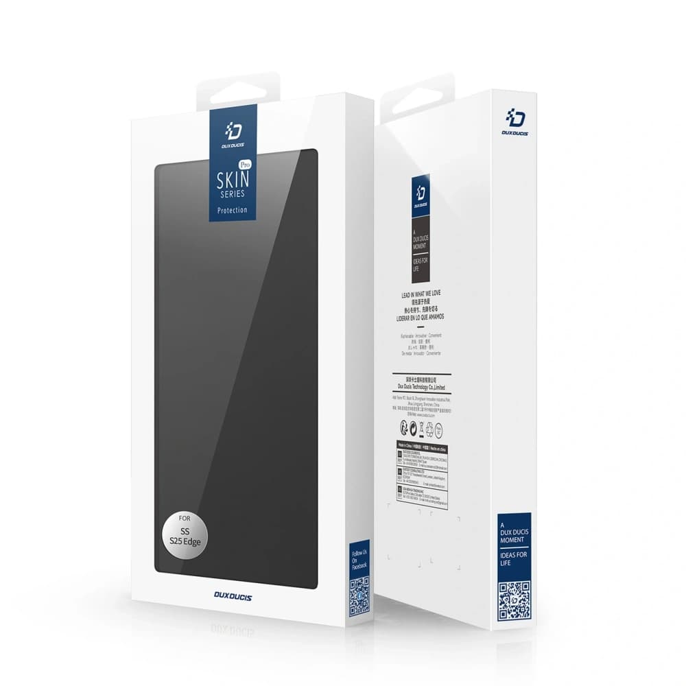 Pouzdro s klopou Dux Ducis Skin Pro pro Samsung Galaxy S25 Edge černé - 6