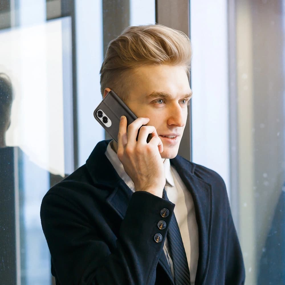 Husa cu clapetă Dux Ducis Hivo pentru Samsung Galaxy S25 Edge neagră - 8