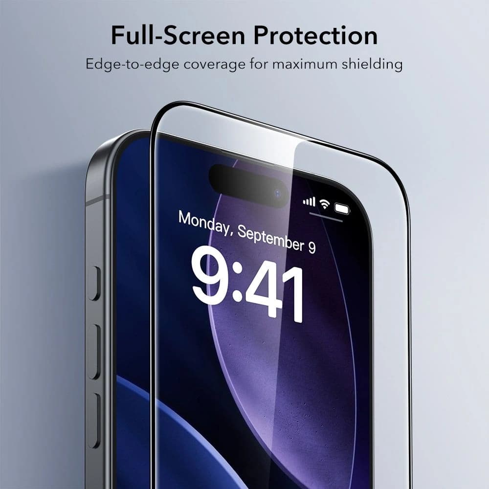 ESR Ultrafit gehärtetes Glas für Apple iPhone 17 Pro Max Klar [2 PACK] - 5